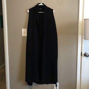 Eileen fisher boiled wool kimono long vest